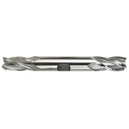 Morse End Mill, Center Cutting Double End Regular Length, Series 4553, 1964 Cutter Dia, 312 Overall 43058